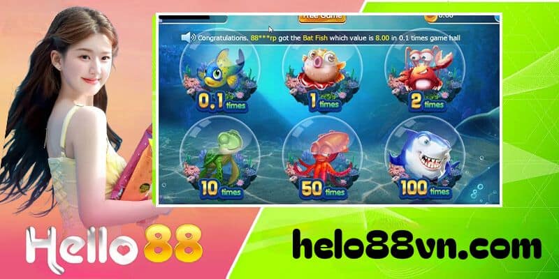 Tổng hợp một số tựa game bắn cá đổi thưởng tại Hello88 siêu hấp dẫn